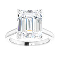 The Aria 4.00ct Emerald cut Lab Grown Diamond Solitaire Engagement Ring
