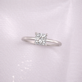 The Emma 1.50ct Princess cut Lab Grown Diamond Solitaire Engagement Ring