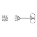 0.80ct Lab Grown Diamond Round Martini Style Earrings in 14k Gold