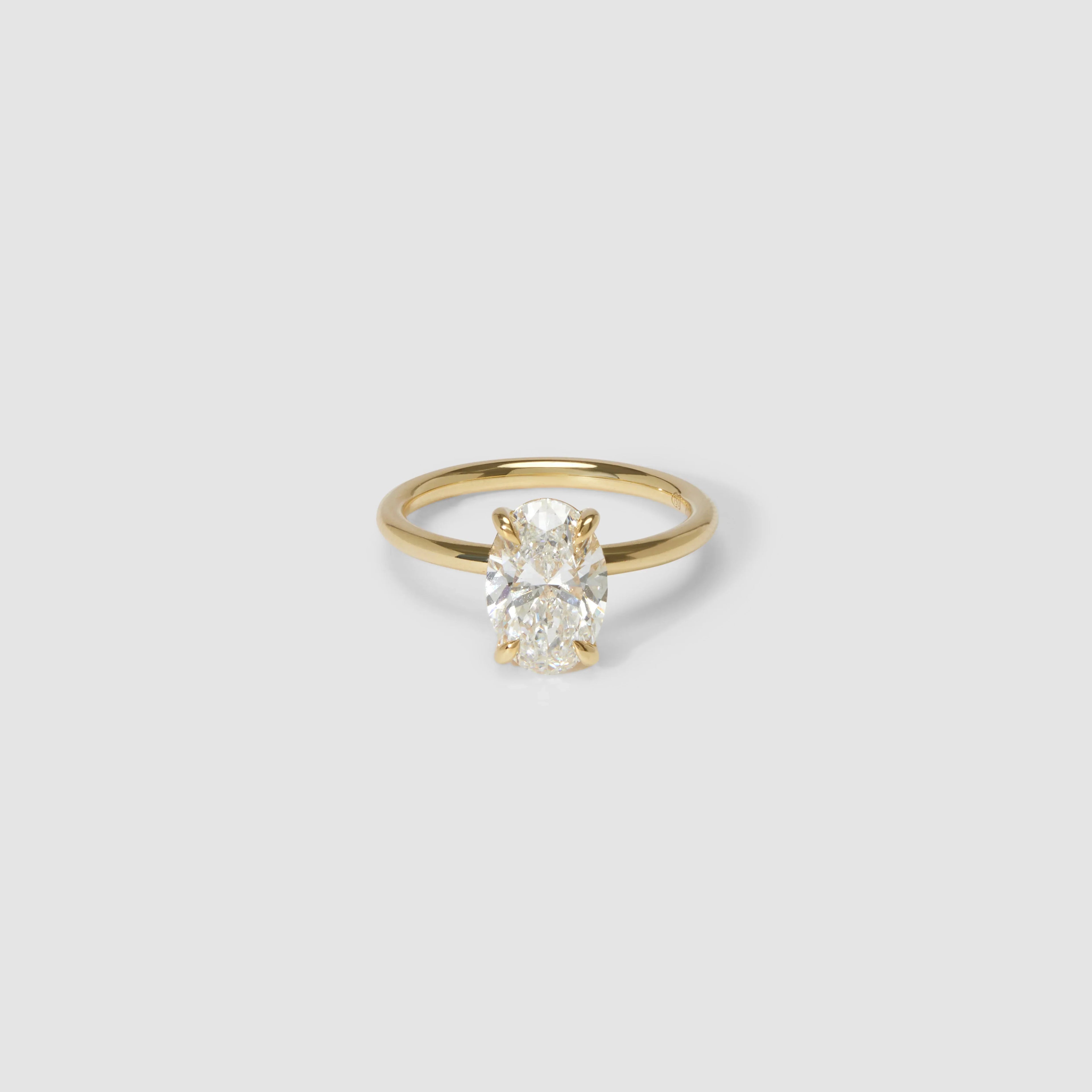 The Emma 2.00ct Oval cut Lab Grown Diamond Solitaire Engagement Ring