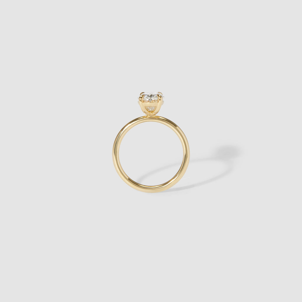 The Emma 1.00ct Oval cut Lab Grown Diamond Solitaire Engagement Ring