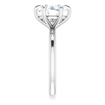 The Anna 4.00ct Round cut Lab Grown Diamond Solitaire Engagement Ring