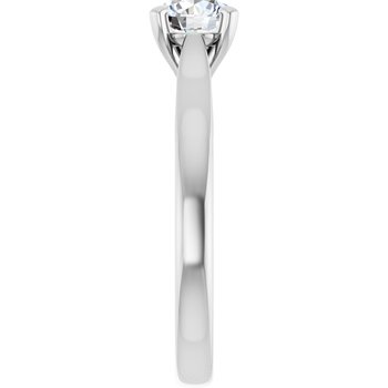 The Mia 0.75ct Round cut Lab Grown Diamond Solitaire Engagement Ring
