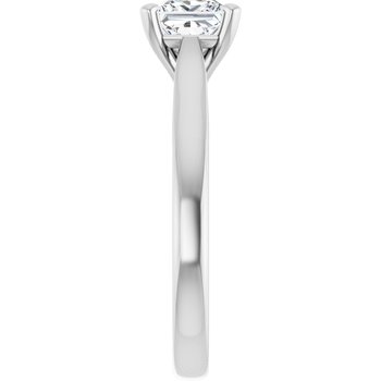 The Mia 1.00ct Princess cut Lab Grown Diamond Solitaire Engagement Ring