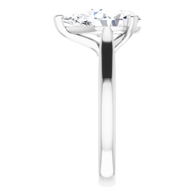 The Mia 2.00ct Pear cut Lab Grown Diamond Solitaire Engagement Ring