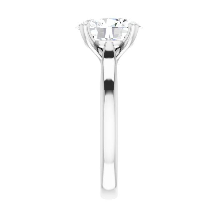 The Mia 2.00ct Oval cut Lab Grown Diamond Solitaire Engagement Ring