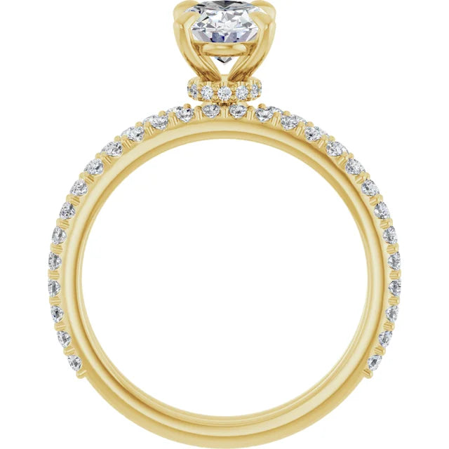 The Amelia 0.38ct Lab Grown Diamond Wedding Ring