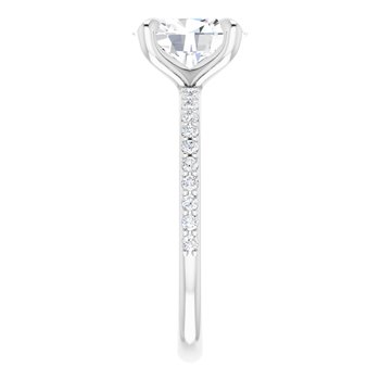 The Harriet 1.72ctw Oval cut Lab Grown Diamond Engagement Ring