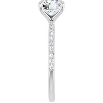 The Harriet 1.72ctw Round cut Lab Grown Diamond Engagement Ring