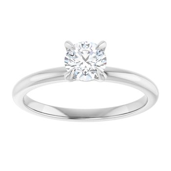 The Emma 0.50ct Round cut Lab Grown Diamond Solitaire Engagement Ring