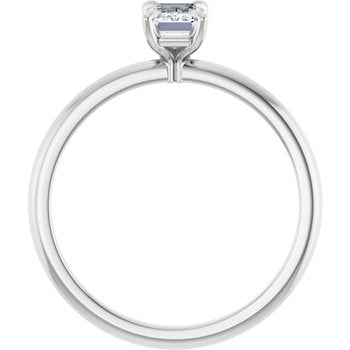 The Emma 0.50ct Emerald cut Lab Grown Diamond Solitaire Engagement Ring