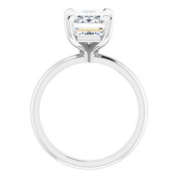 The Emma 3.00ct Emerald cut Lab Grown Diamond Solitaire Engagement Ring