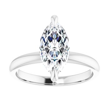 The Emma 1.50ct Marquise cut Lab Grown Diamond Solitaire Engagement Ring