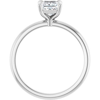 The Emma 0.50ct Princess cut Lab Grown Diamond Solitaire Engagement Ring