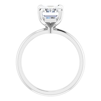The Emma 2.00ct Emerald cut Lab Grown Diamond Solitaire Engagement Ring