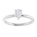The Emma 0.50ct Pear cut Lab Grown Diamond Solitaire Engagement Ring