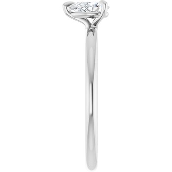 The Emma 0.50ct Pear cut Lab Grown Diamond Solitaire Engagement Ring