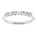 0.28ct Round Lab Grown Diamond 7 Stone U Claw Ring