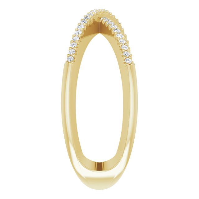 0.20ct Diamond Crossover Ring in 14k Gold