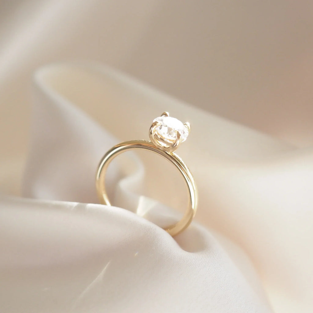 The Emma 1.50ct Round cut Lab Grown Diamond Solitaire Engagement Ring