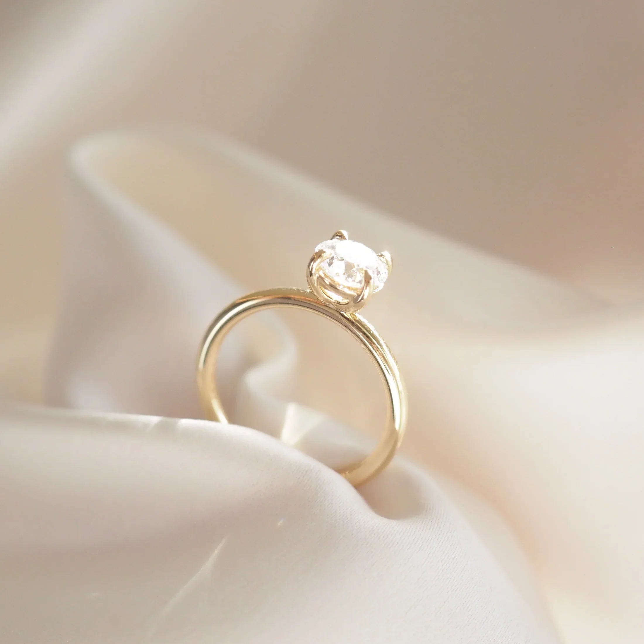 The Emma 1.50ct Round cut Lab Grown Diamond Solitaire Engagement Ring