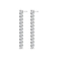 2.00ct Lab Grown Diamond Line Drop Earrings in 14k Gold