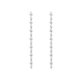 1.50ct Lab Grown Diamond Alternating Line Drop Earrings