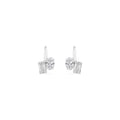 1.46ct Toi et Moi Oval and Emerald cut Lab Grown Diamond Drop Earrings