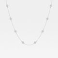 1.50ct Lab Grown Diamonds By The Yard Necklace in 14k Gold