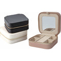 Leather Mirror Travel Case