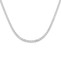 14.00ct Lab Grown Diamond Tennis Necklace in 9k Gold