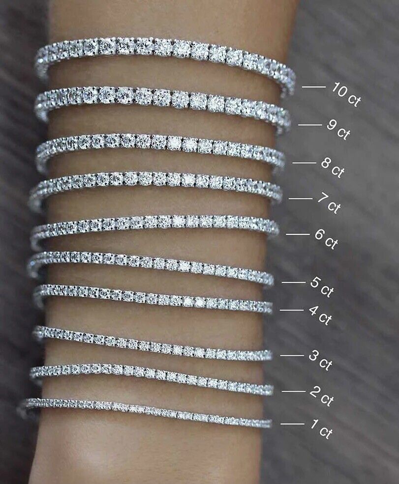 5.00ct Lab Grown Diamond Tennis Bracelet