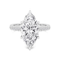 The Amelia 5.55ctw Marquise cut Lab Grown Diamond Engagement Ring