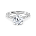The Natasha 2.70ctw Round cut Lab Grown Diamond Hidden Halo Engagement Ring