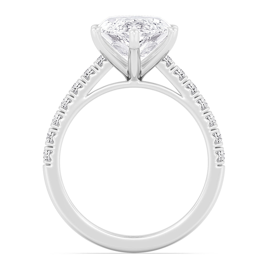 The Amelia 5.55ctw Marquise cut Lab Grown Diamond Engagement Ring