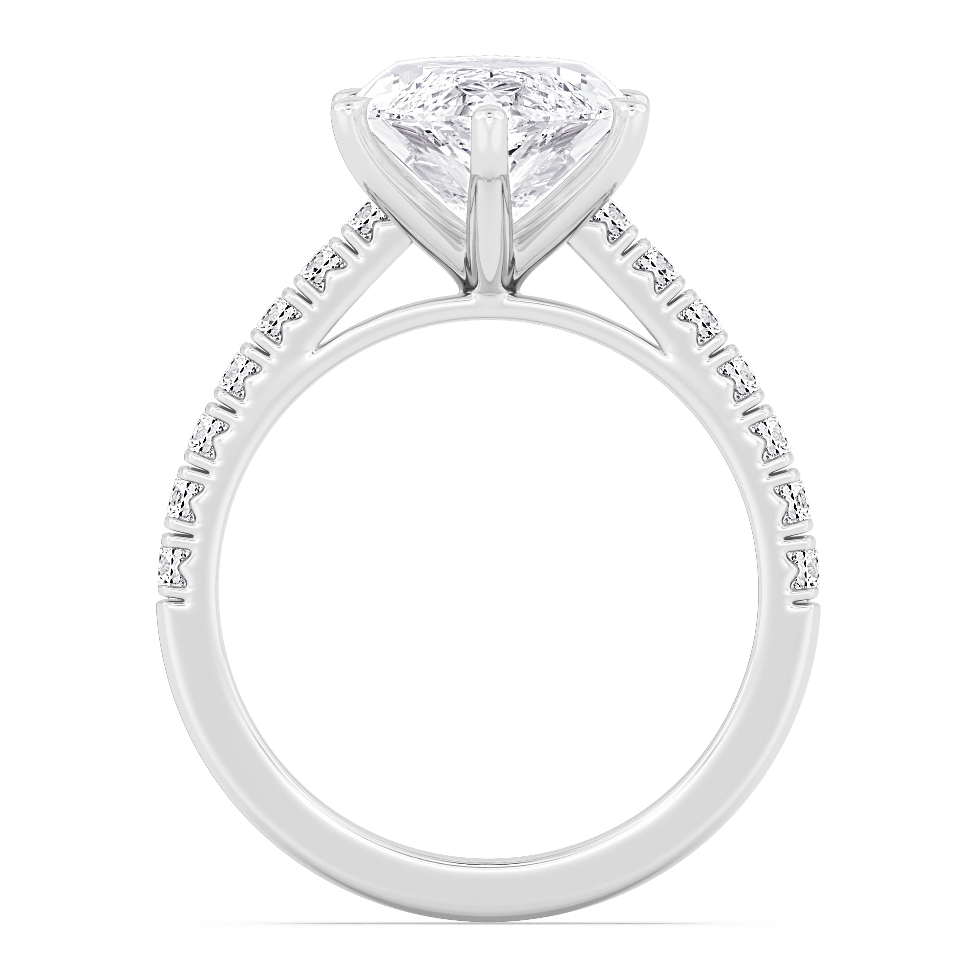The Amelia 5.55ctw Marquise cut Lab Grown Diamond Engagement Ring