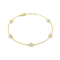 0.70ct Lab Grown Diamond Station Bracelet