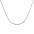 10.00ct Lab Grown Diamond Tennis Necklace in 9k Gold