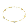 0.40ct Lab Grown Diamond Station Bracelet